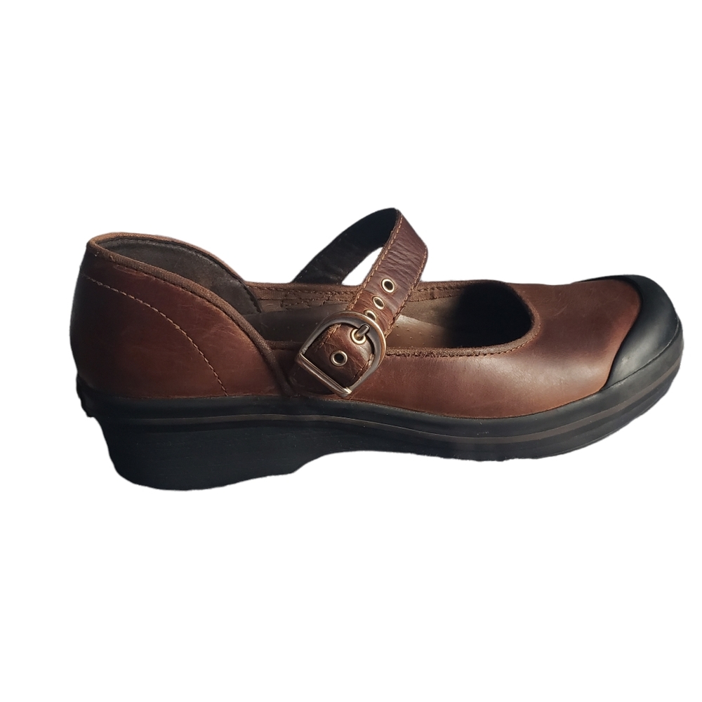 Dansko Valerie brown leather mary jane clog size EU 40  US 9.5